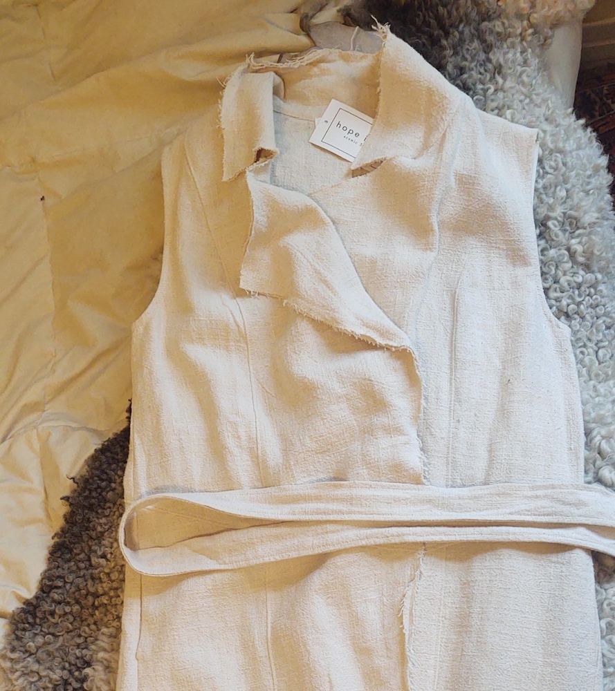 NWT Hope isabella linen wrap dress